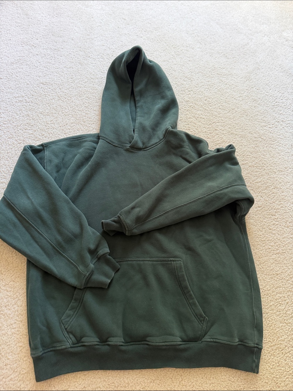 Abercrombie & Fitch Green Oversized Hoodie Sweatshirt